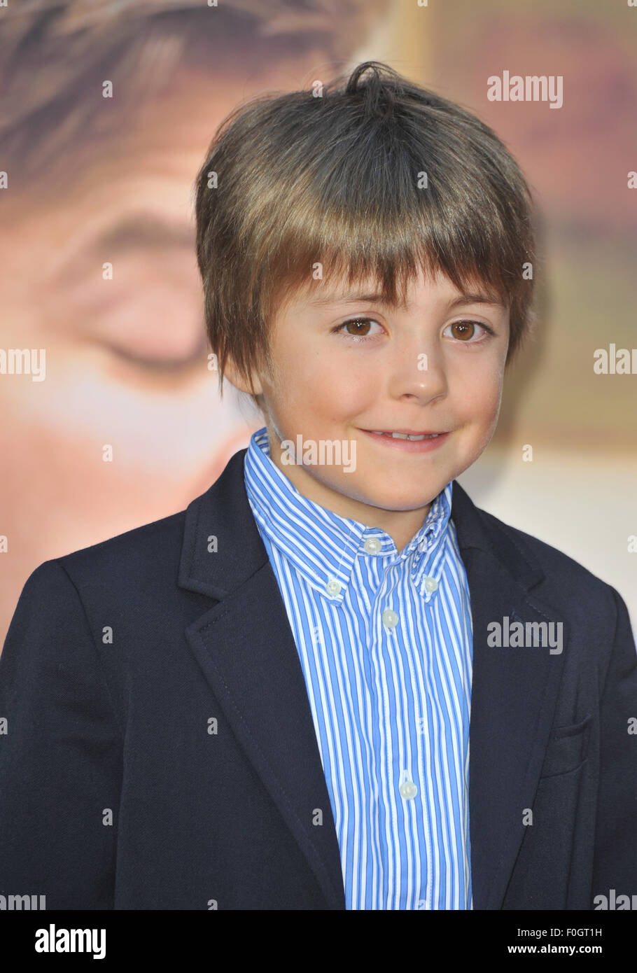 LOS ANGELES, CA - AUGUST 16, 2010: Thomas Robinson at the world premiere of his new movie 'The Switch' at the Cinerama Dome, Hollywood. Stock Photo