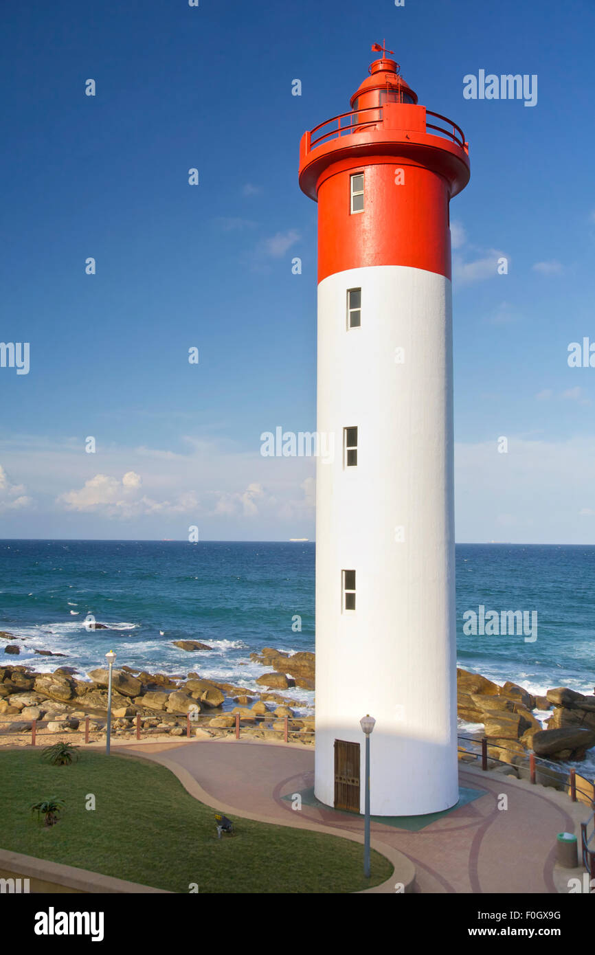 Umhlanga Lighthouse near Durban, South Africa Stock Photo Alamy