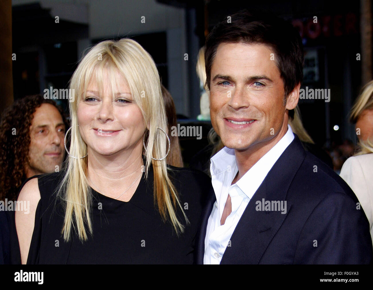 Rob Lowe and Sheryl Berkoff at the Los Angeles premiere of 'The Stock