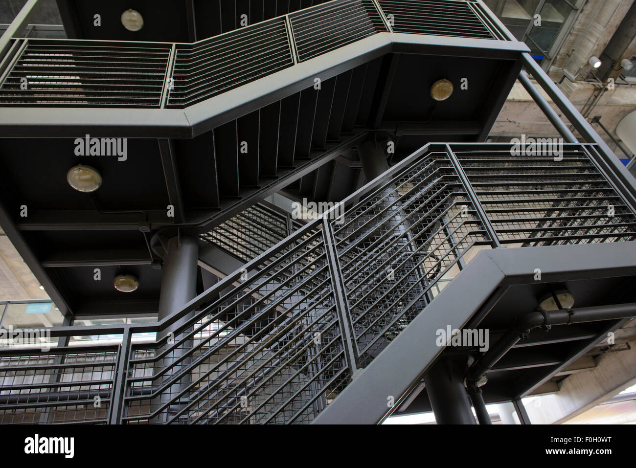 Fire escape stairs Stock Photo - Alamy