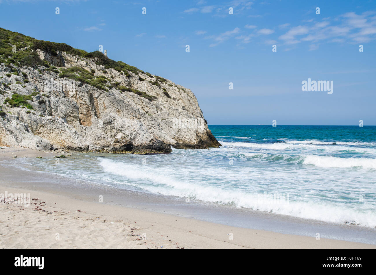 Beach at Sile, Turkey Stock Photo