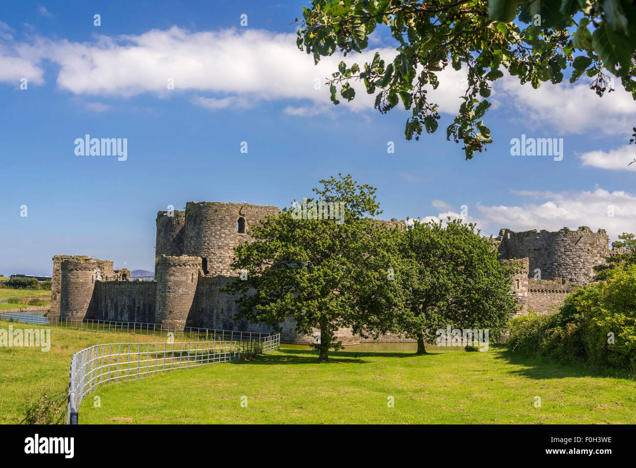 Beaumaris Castle Ynys Mon Anglesey Gwynedd North Wales Stock Photo Alamy