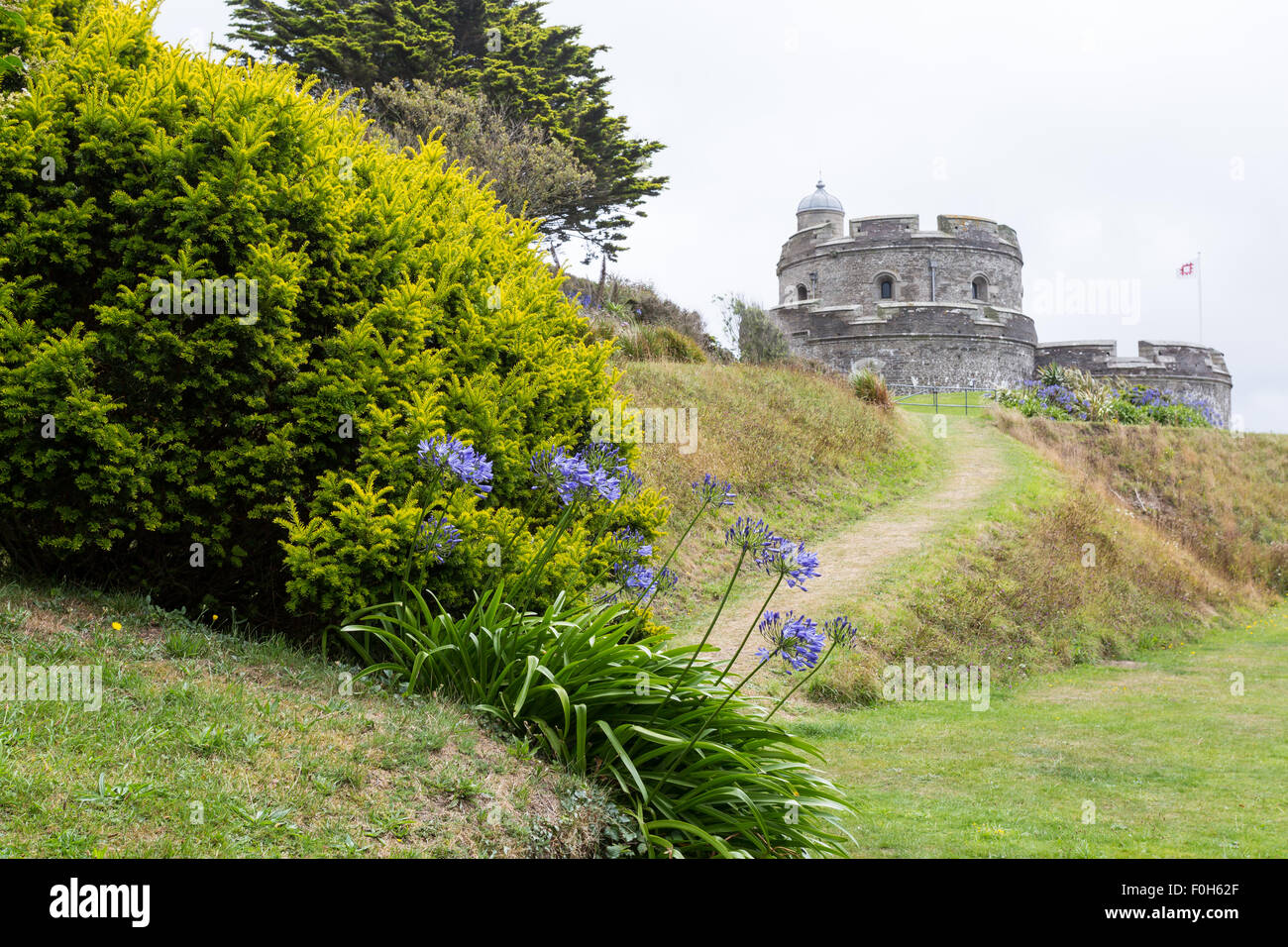 St Makes Castle cornwall england uk Stock Photo