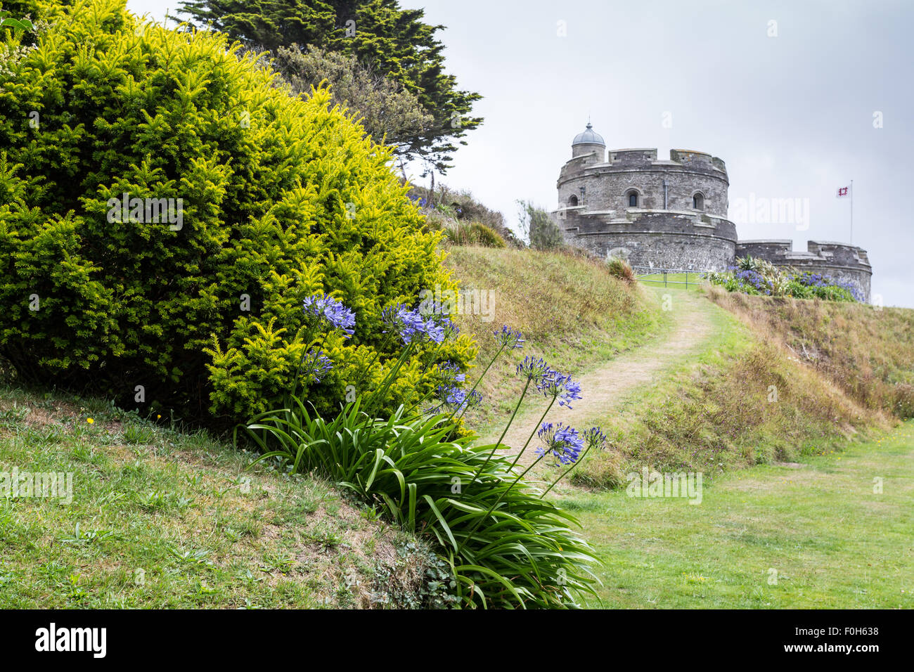 St Makes Castle cornwall england uk Stock Photo