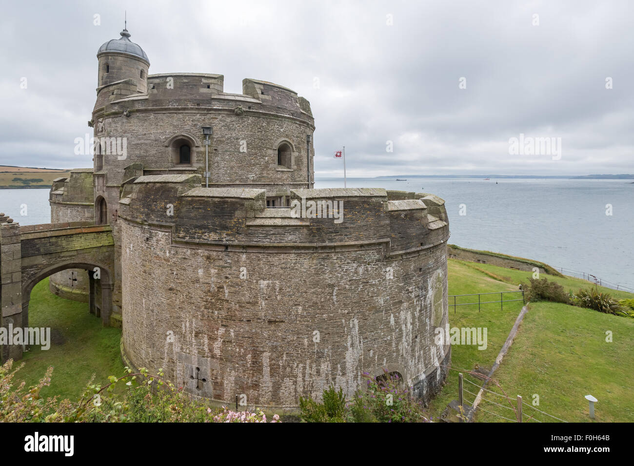 St Makes Castle cornwall england uk Stock Photo