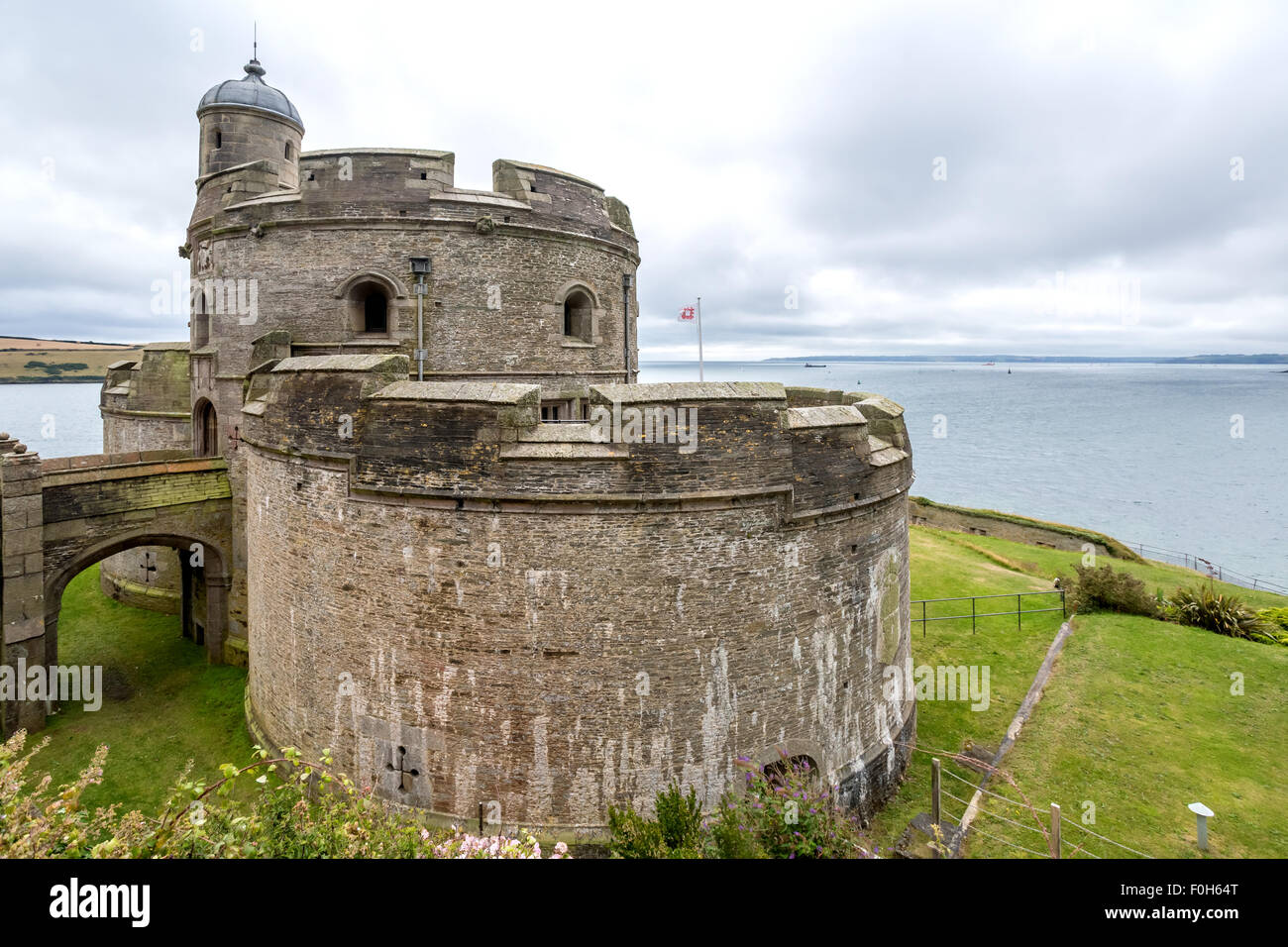 St Makes Castle cornwall england uk Stock Photo