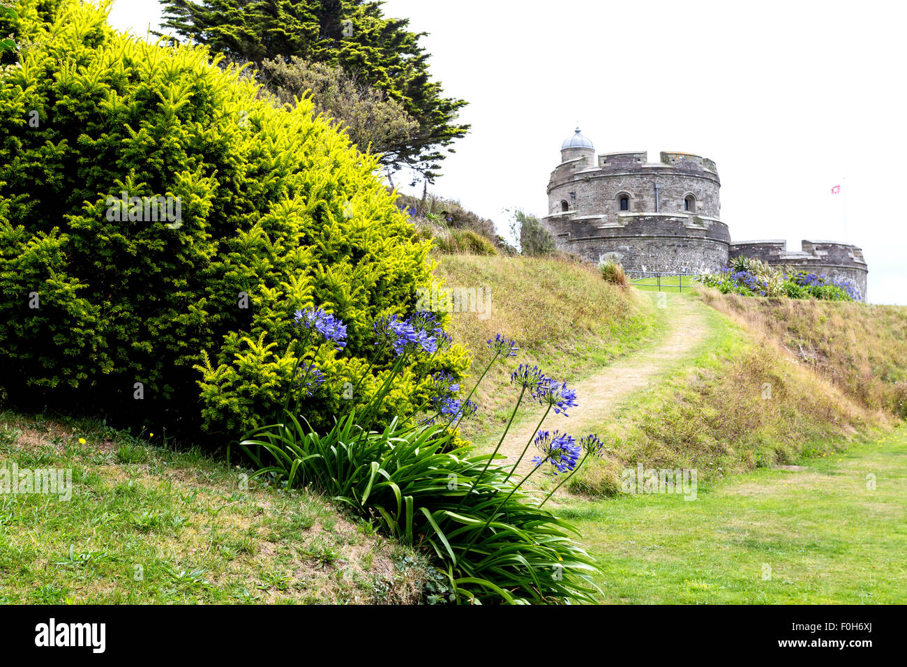 St Makes Castle cornwall england uk Stock Photo