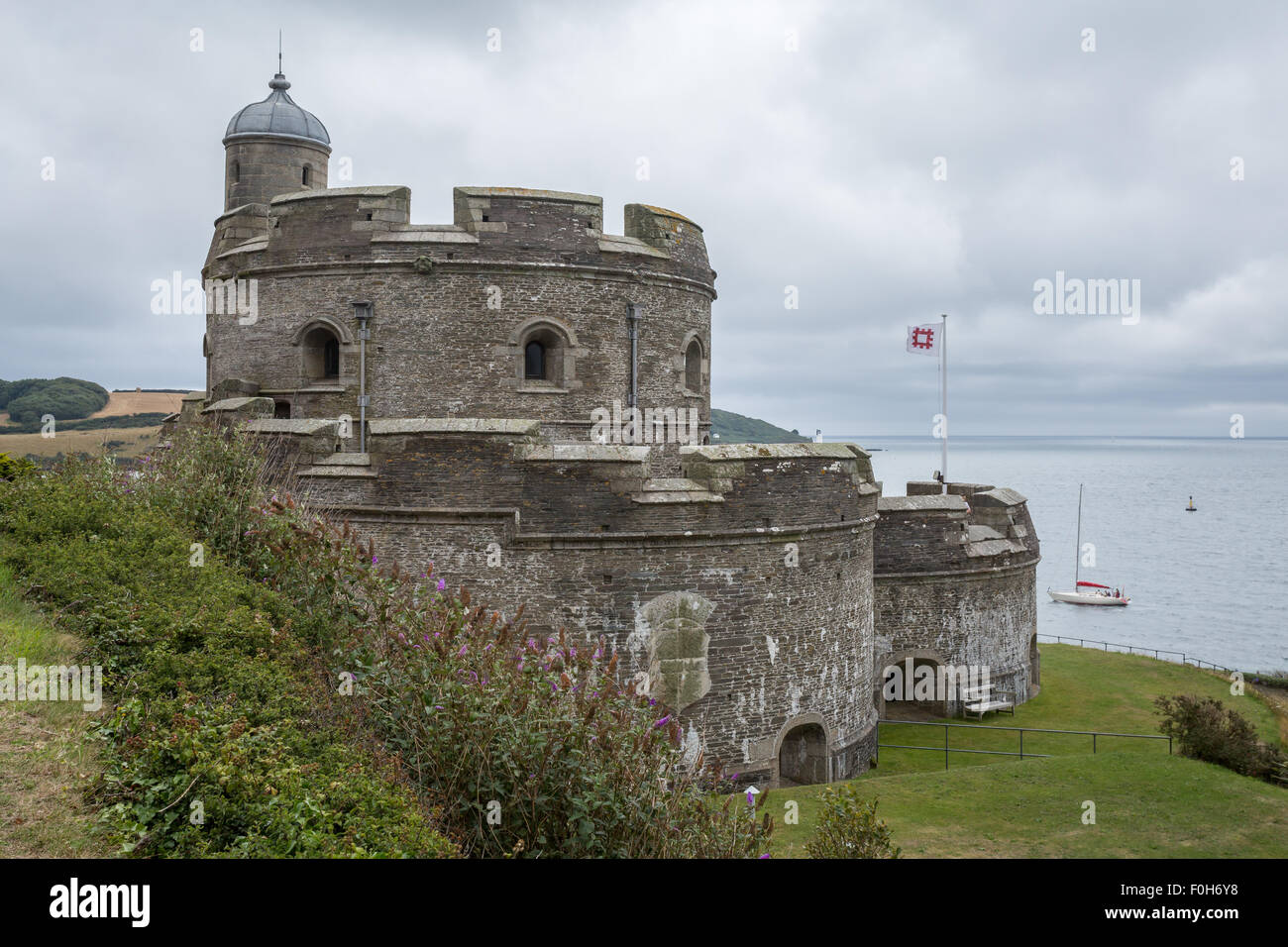 St Makes Castle cornwall england uk Stock Photo