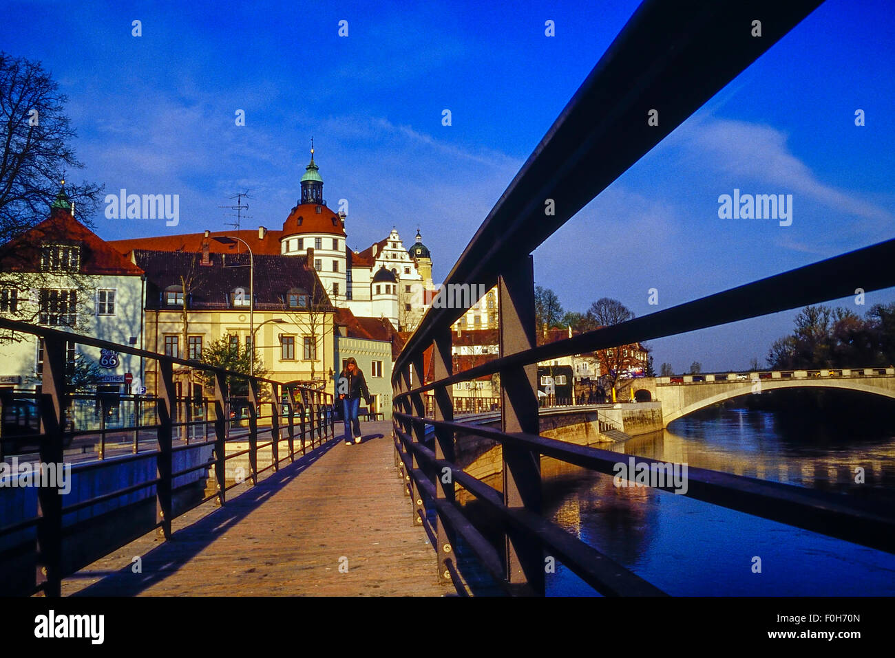 Neuburg Castle. Neuburg on the Danube. Bavaria. Germany Stock Photo