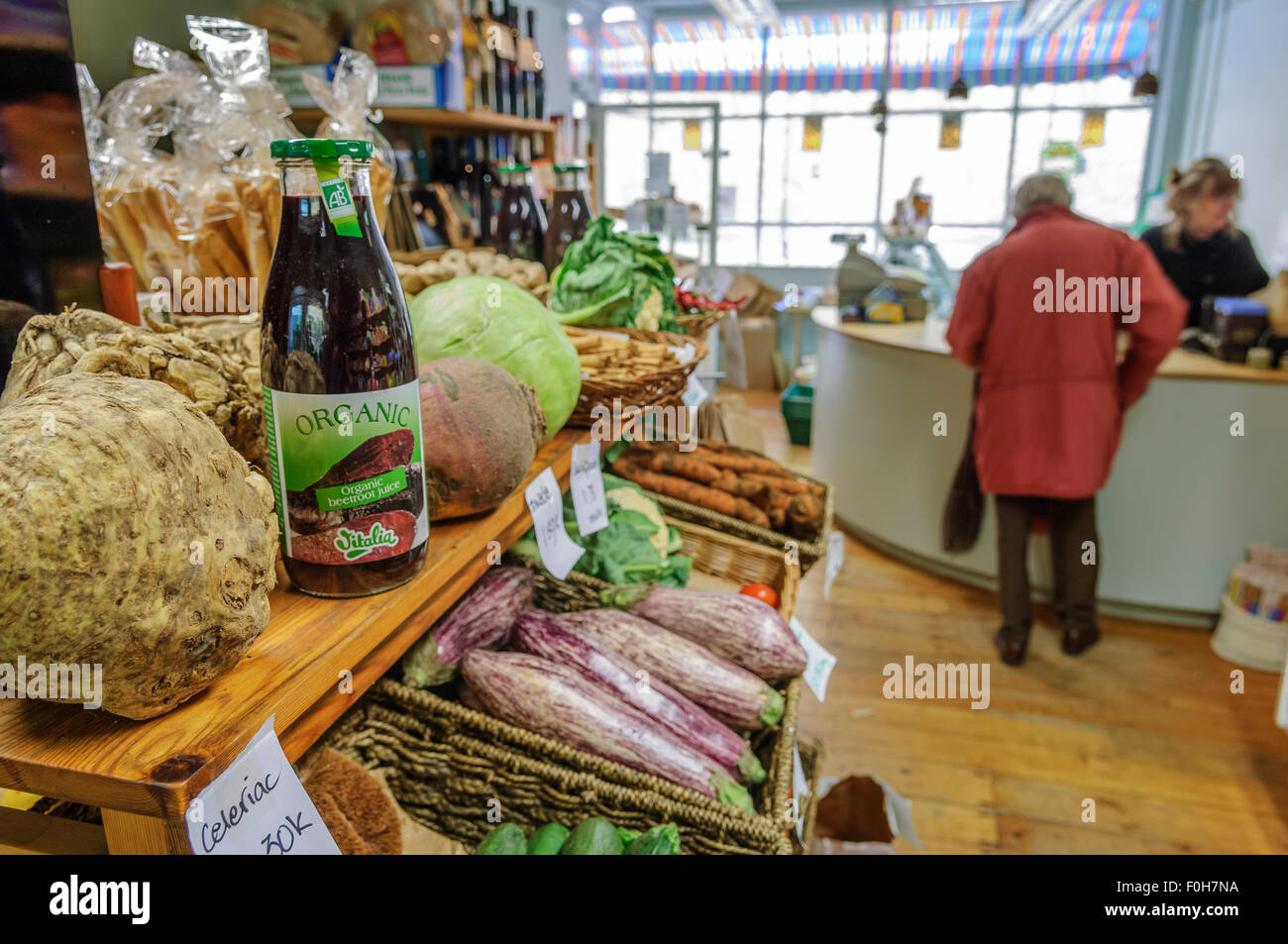Trinity Wholefoods. A health food and organic shop. Hastings. East Sussex. England. UK Stock