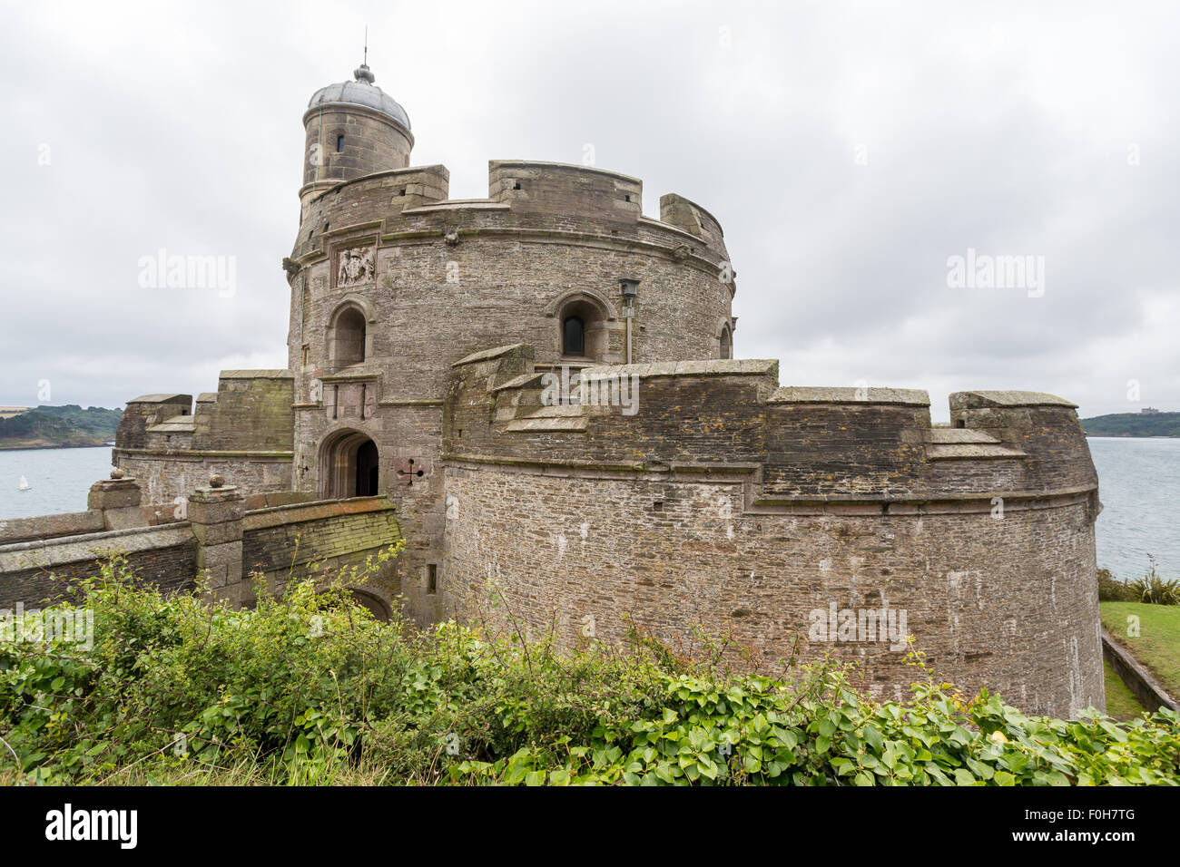 St Makes Castle cornwall england uk Stock Photo