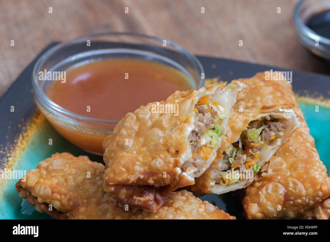 Egg rolls with cabbage and pork Stock Photo Alamy