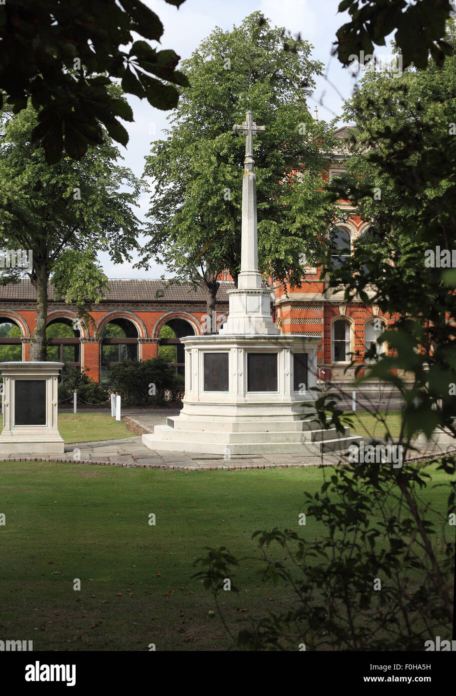 Dulwich College war memorials remembering  837 pupils and teachers (Old Alleynians) who died in the two world wars, London SE21 Stock Photo