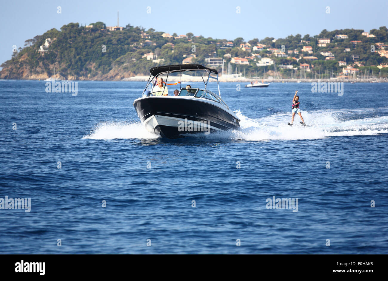 water ski, south of France Stock Photo