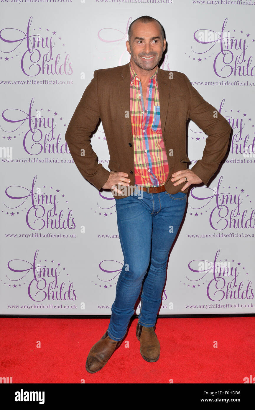 Dancer and choreographer Louie Spence at an Amy Childs event. Stock Photo