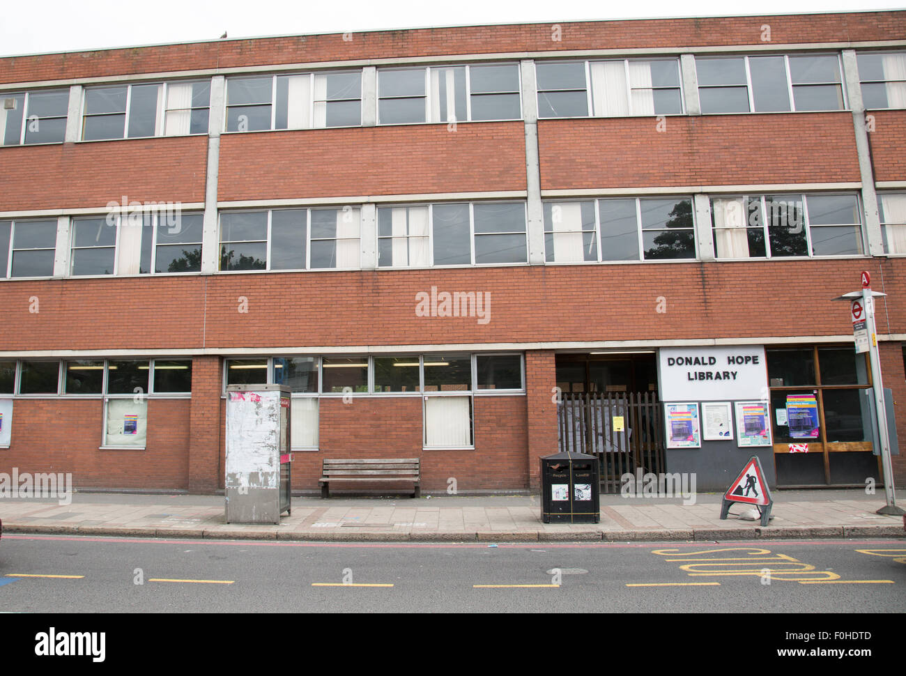 Donald Hope Library Colliers Wood London Stock Photo Alamy