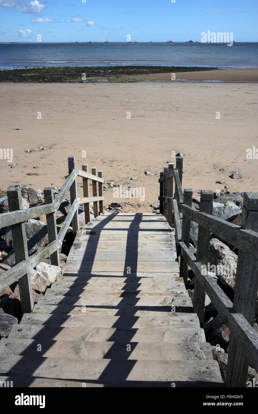 Sandy beach stairs hi-res stock photography and images - Alamy