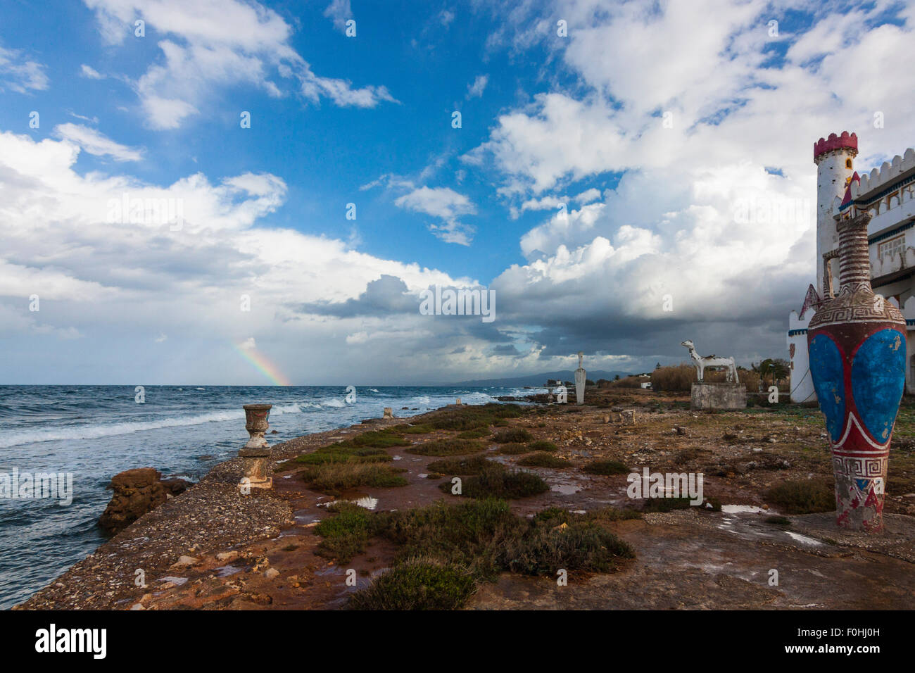 Castle of the Fairytales, Agrilis, Greece Stock Photo