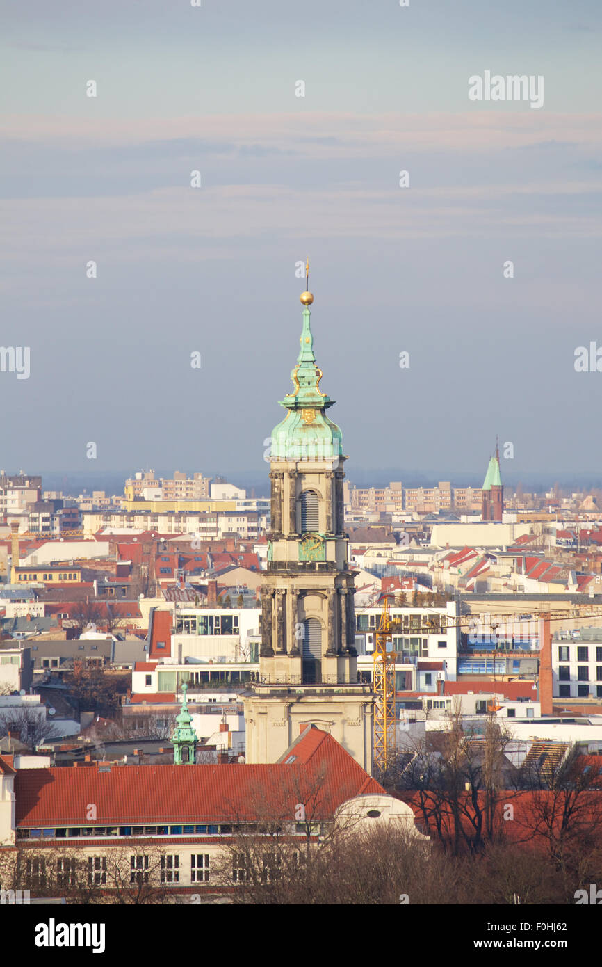 Aerial view of the Berlin-Mitte Cityscape Stock Photo - Alamy
