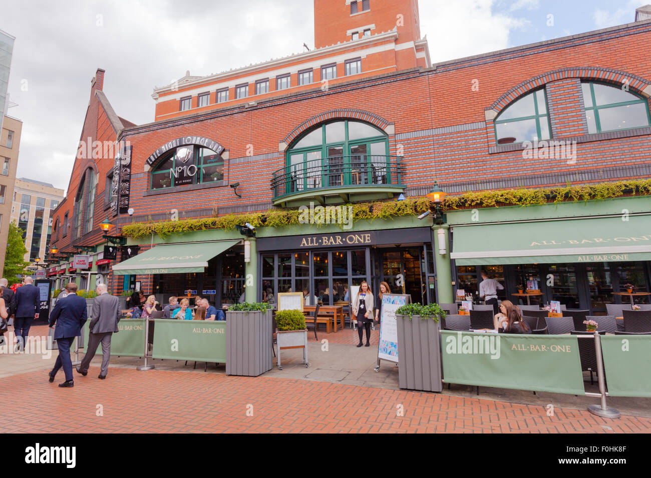 All Bar One restaurant and bar, Birmingham city centre, UK Stock Photo