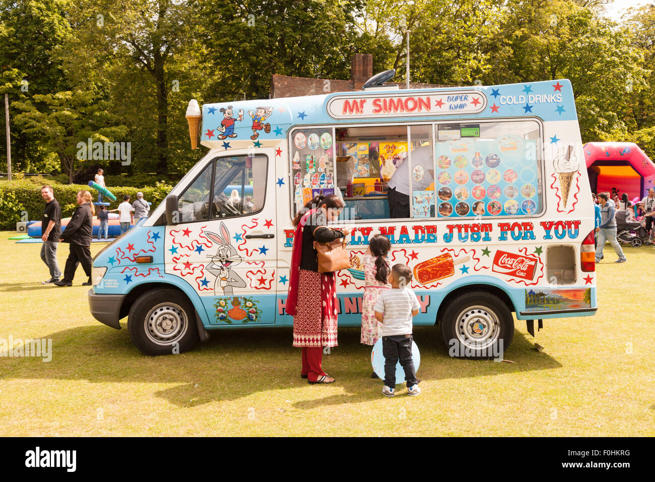 Ice Cream Van Children High Resolution 