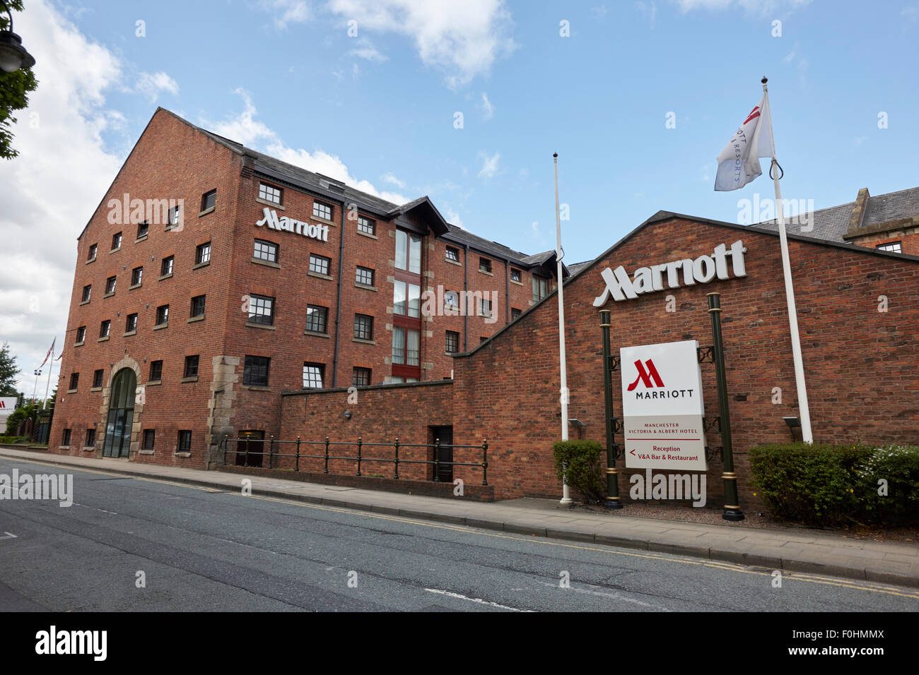 the marriott victoria and albert hotel Manchester England UK Stock Photo