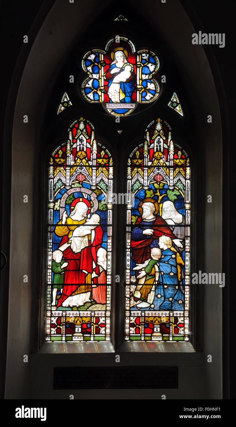 Colored glass church High Resolution Stock Photography and Images Alamy