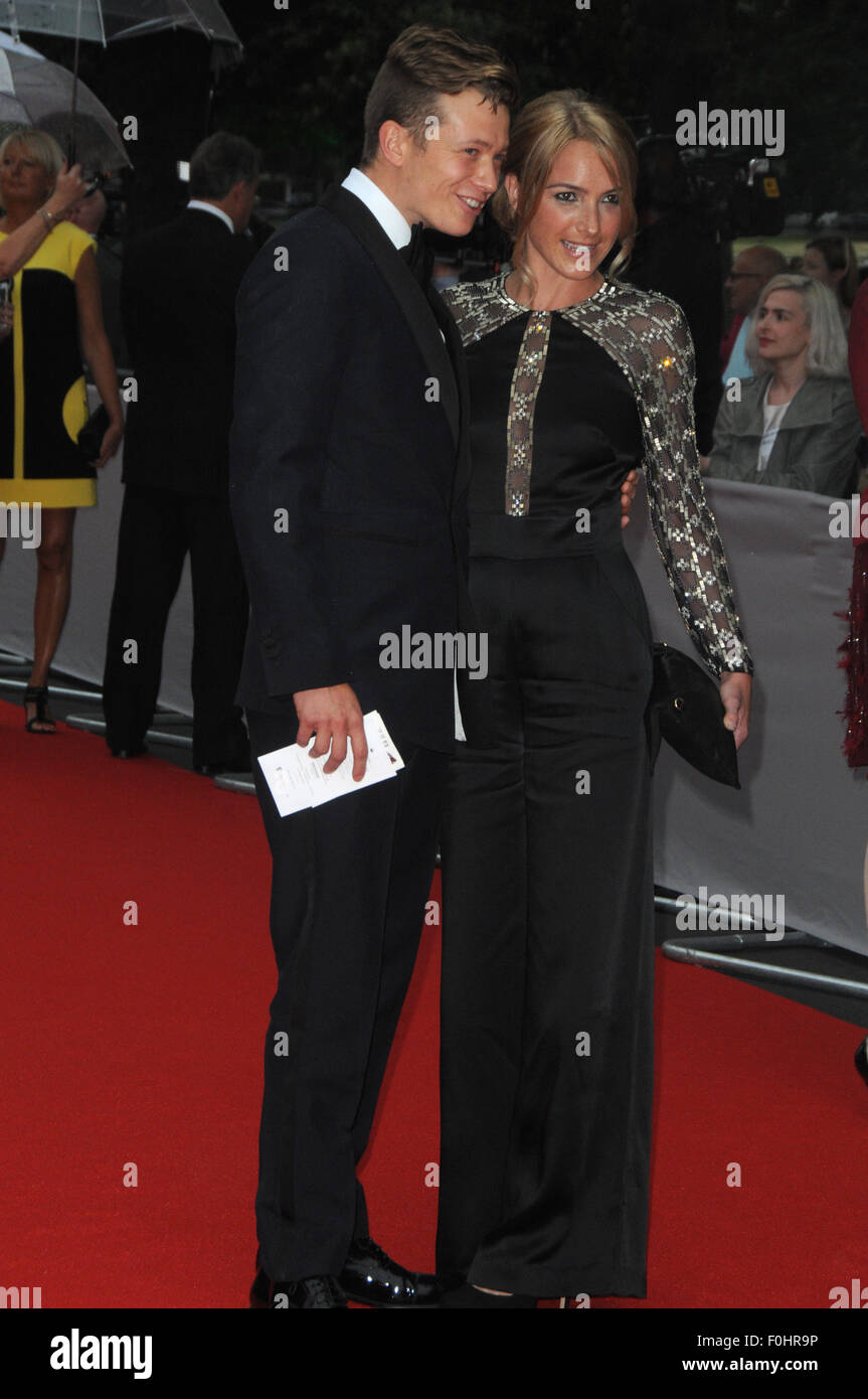 London,UK,11 August 2015,Ed Speleers Jimmy Kent & Asia Macey attends BAFTA tribute special award