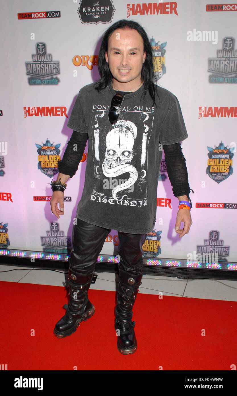 The Metal Hammer Golden Gods Awards 2015 Arrivals at indigO2 at The O2  Featuring: Dani Filth Where: London, United Kingdom When: 15 Jun 2015 Stock  Photo - Alamy