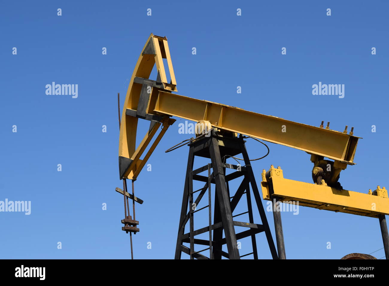 The pumping unit as the oil pump installed on a well. Equipment of oil