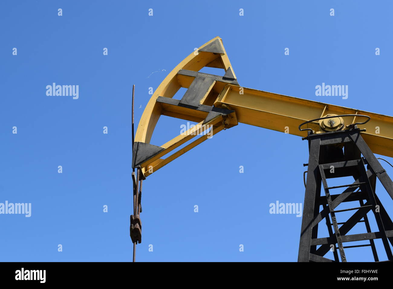 The pumping unit as the oil pump installed on a well. Equipment of oil