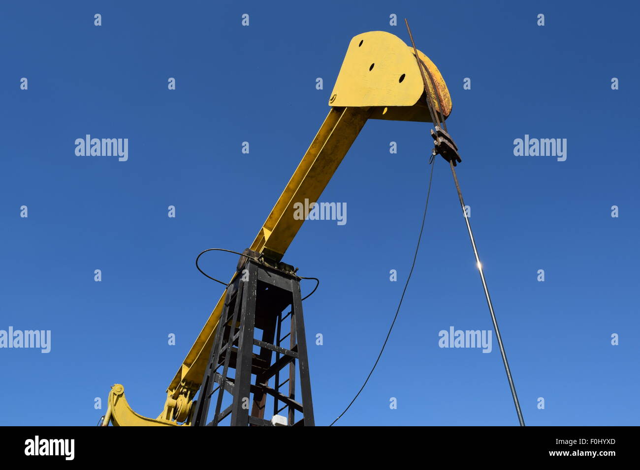 The pumping unit as the oil pump installed on a well. Equipment of oil
