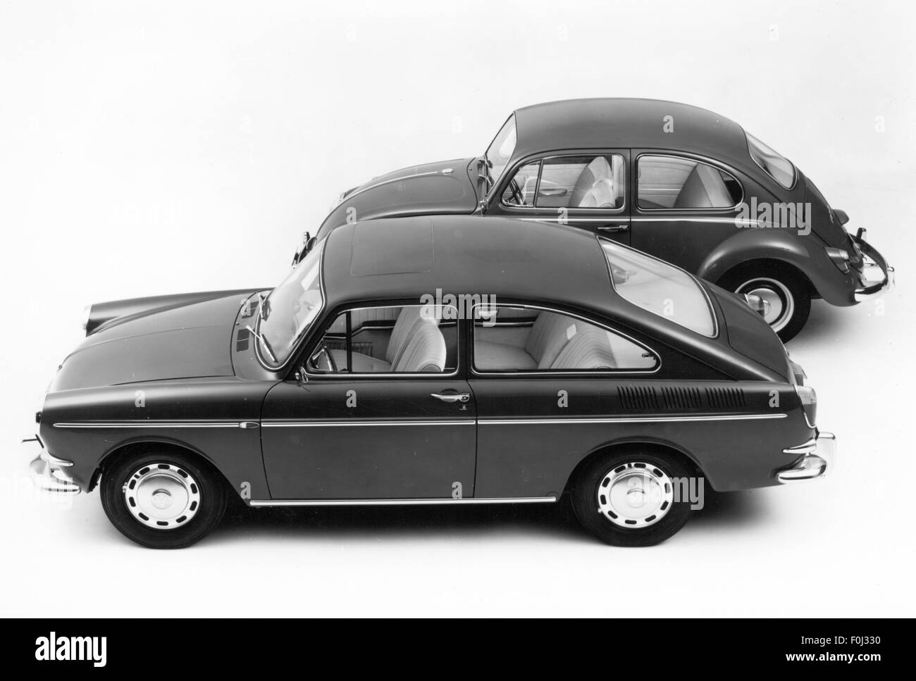 transport / transportation, car, vehicle variants, Volkswagen, VW 1600 TL, VW 1300 beetle, mid 1960s, Additional-Rights-Clearences-Not Available Stock Photo