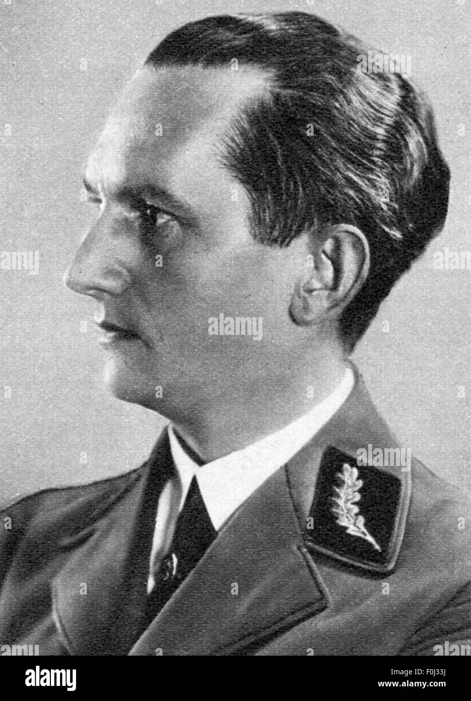 Reiner, Heinrich, 10.12.1892 - 15.1.1946, German politician (NSDAP), deputy gauleiter of Hesse-Nassau 1934 - 1945, portrait, circa 1938, Stock Photo