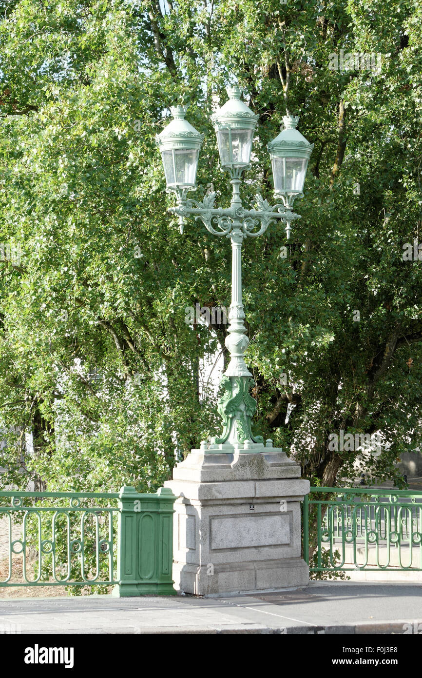 French street light Stock Photo - Alamy
