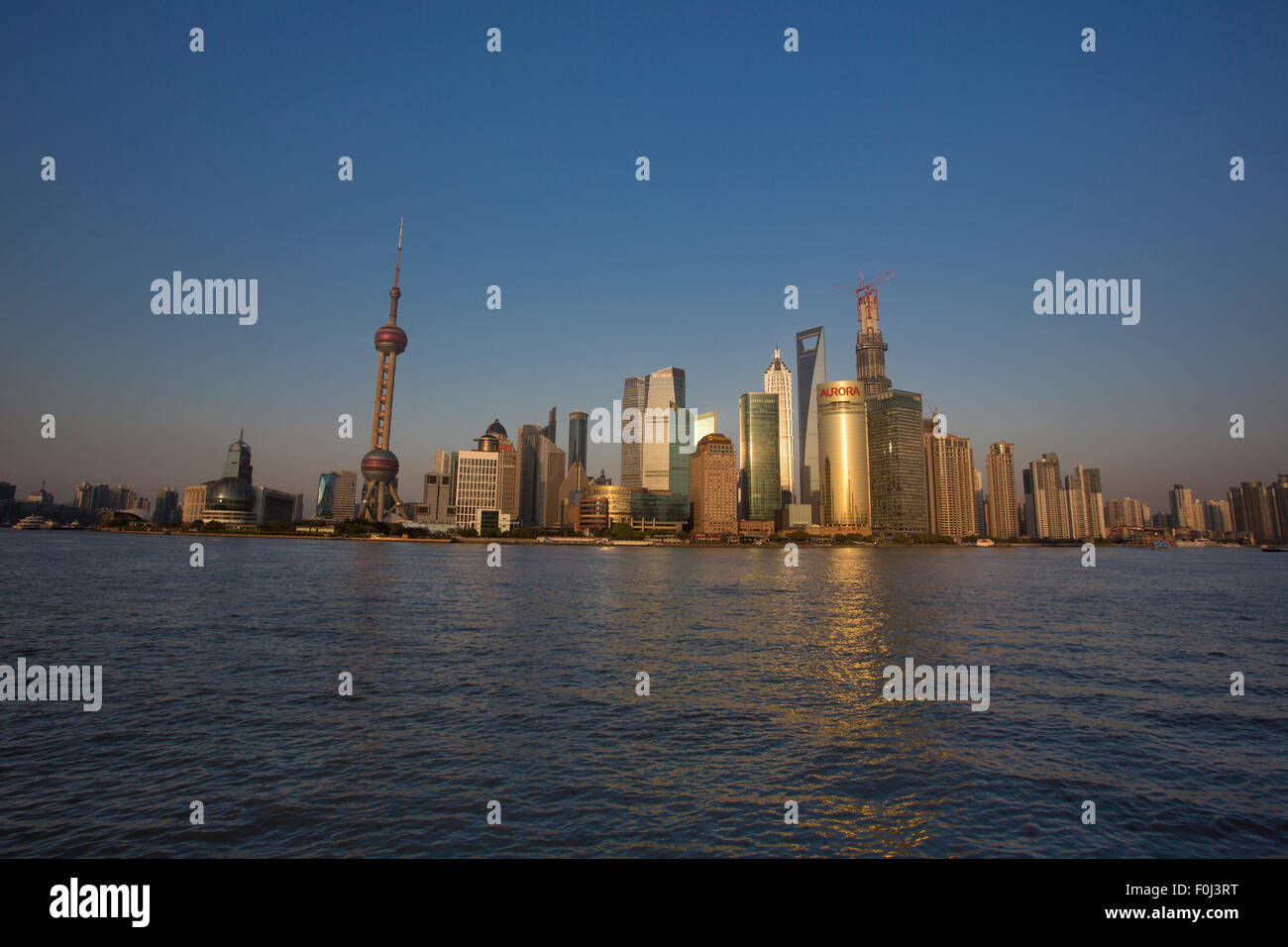 Shanghai skyline pudong 2013 hi-res stock photography and images - Alamy