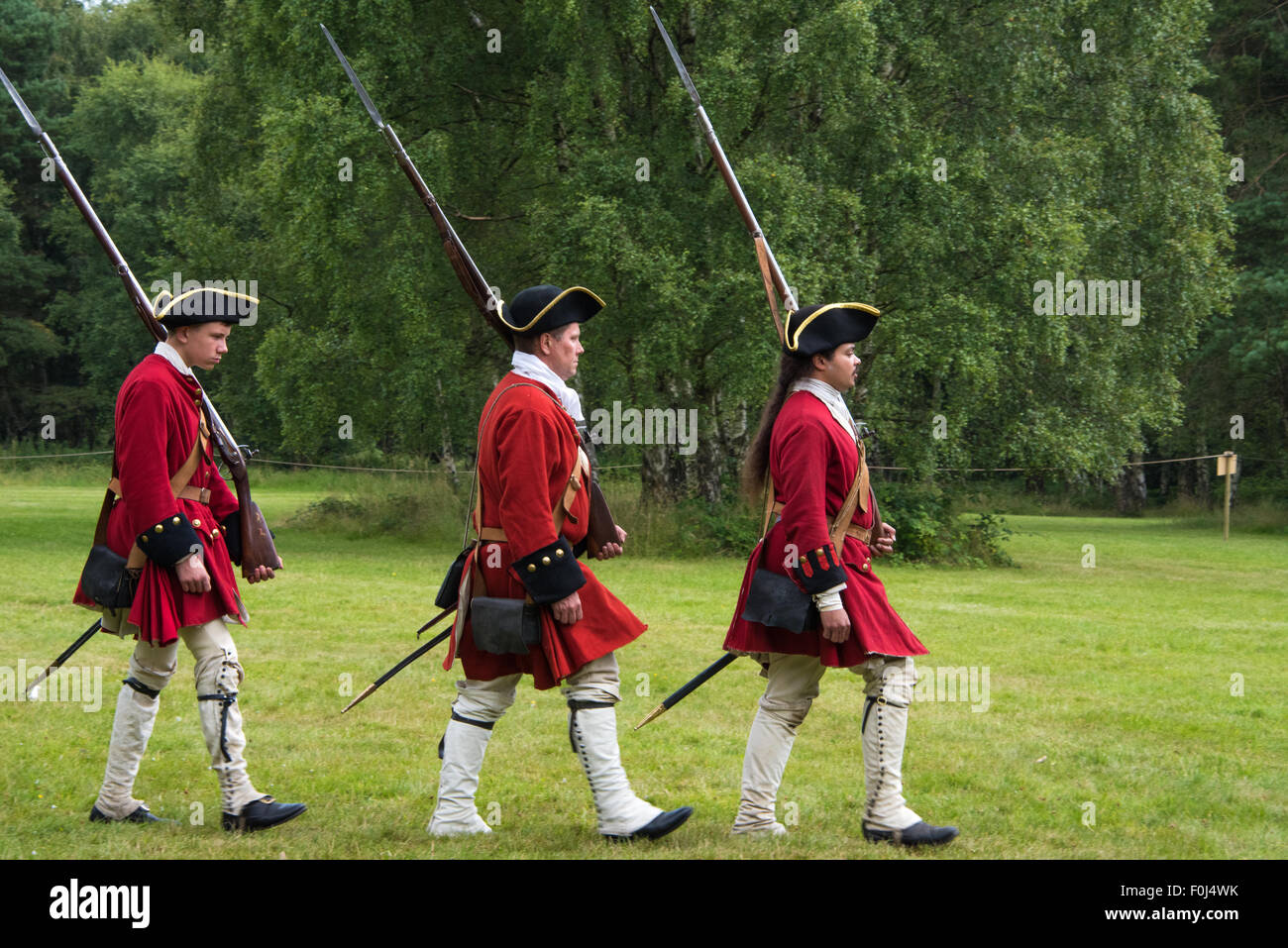 Red coat reenactor sword hi-res stock photography and images - Alamy