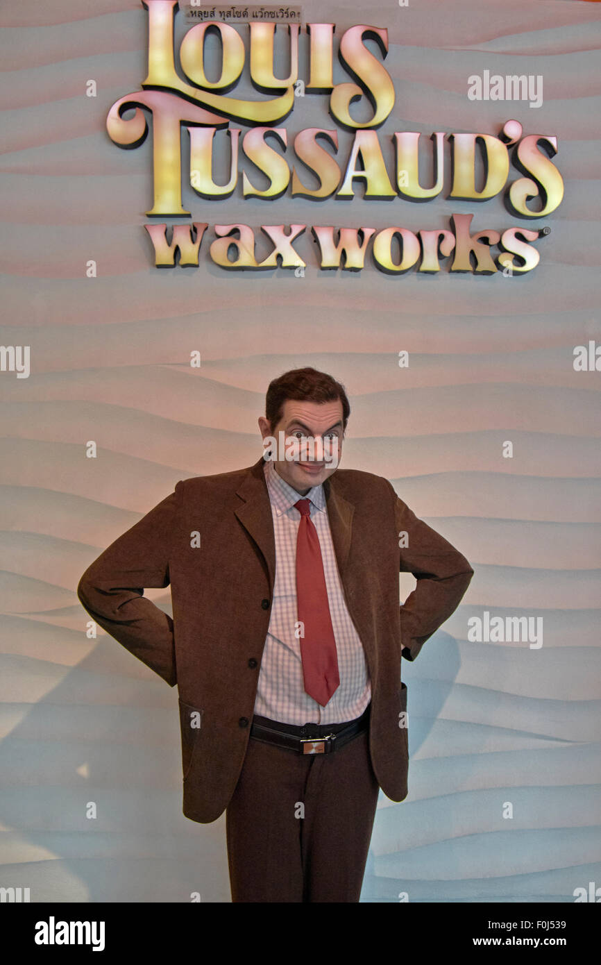 Mr Bean characterised at the Louis Tussaud's Waxworks Pattaya Thailand S. E. Asia Stock Photo