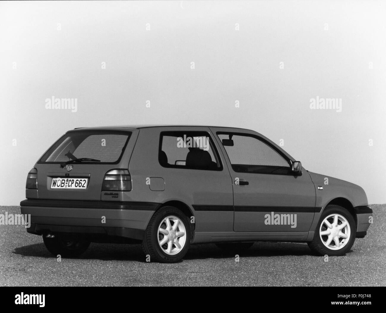 transport / transportation, car, vehicle variants, Volkswagen, VW Golf Mk3 GL TDI, 1990s, Additional-Rights-Clearences-Not Available Stock Photo