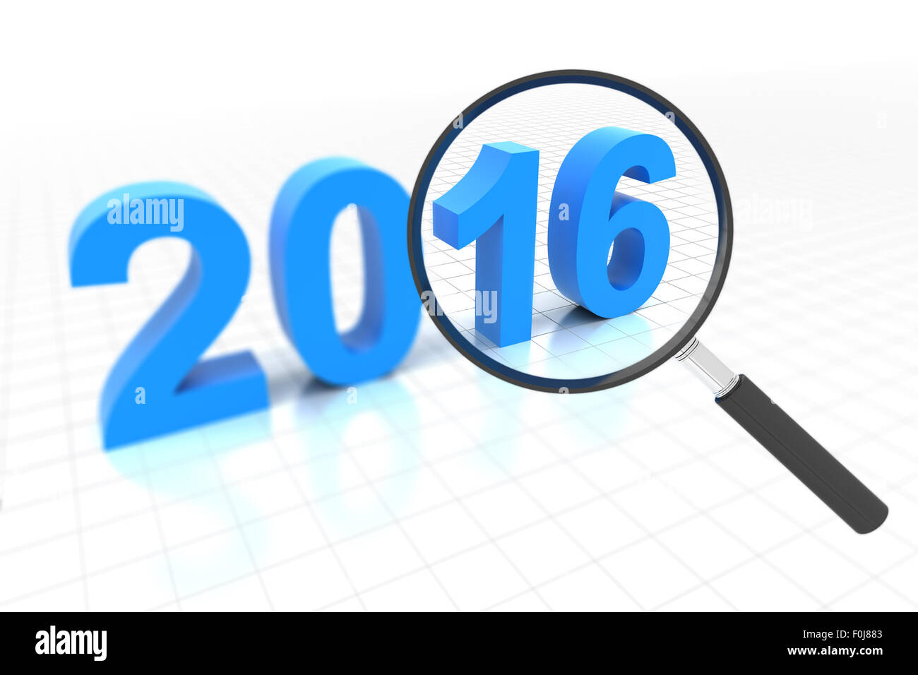 Clear view in year 2016 Stock Photo
