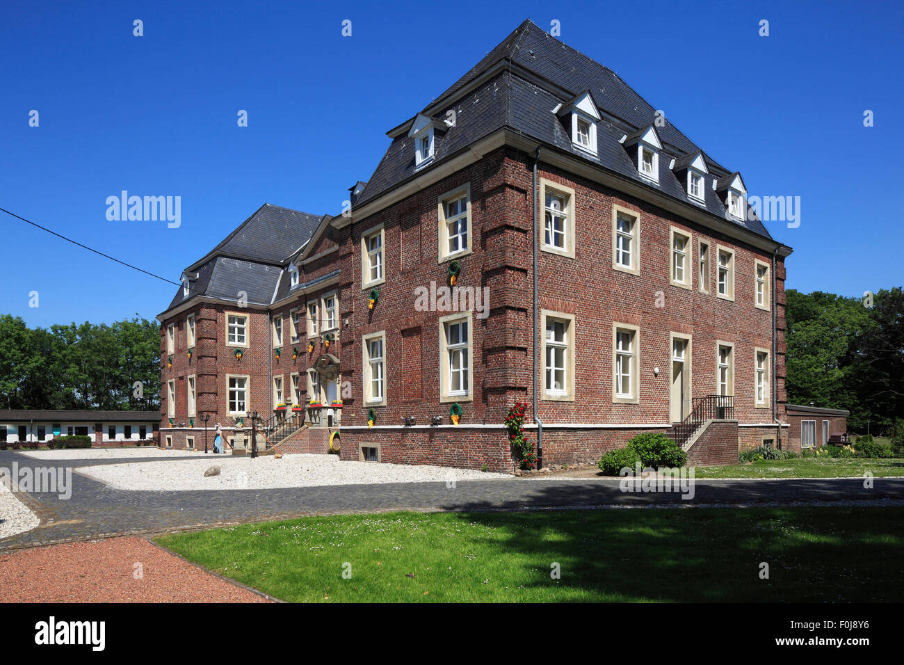 Haus Tenking in Rhede, Muensterland, Nordrhein-Westfalen, soziale und therapeutische Pflegestation Stock Photo