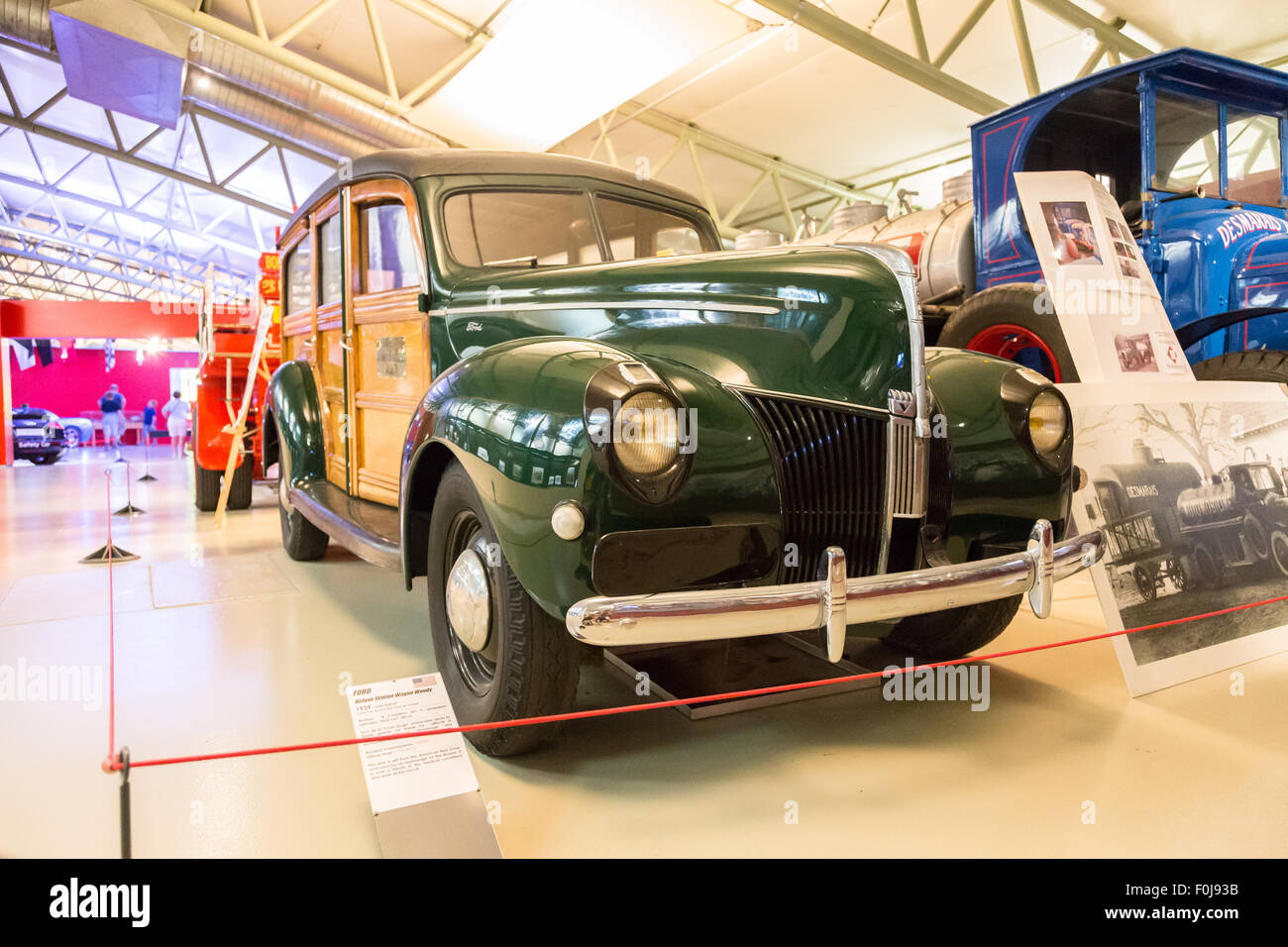 Car museum at Le Mans, France Stock Photo Alamy