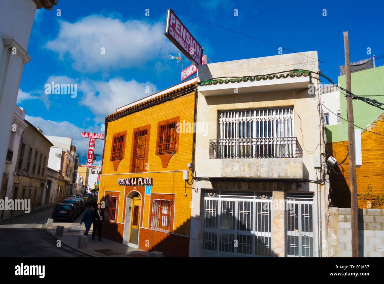 Hotels, Algeciras, Andalucia, Spain Stock Photo