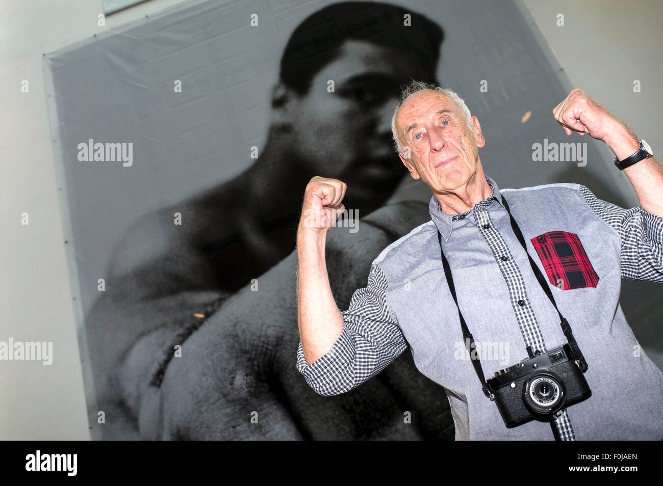 Berlin, Germany. 14th Aug, 2015. Thomas Höpker attends the 'Muhammad Ali' Exhibition Opening at Galerie Camera Work on August 14, 2015 in Berlin, Germany./picture alliance © dpa/Alamy Live News Stock Photo