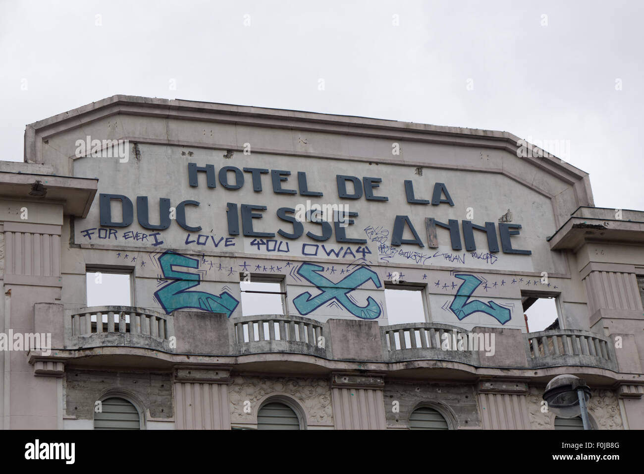 Landmark Hotel Nantes Stock Photo