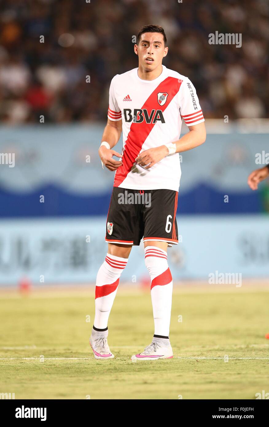 Osaka Japan 11th Aug 2015 Ramiro Funes Mori River Football Soccer Suruga Bank Championship 2015 Osaka Match Between Gamba Osaka 0 3 River Plate At Expo 70 Commemorative Stadium In Osaka Japan C