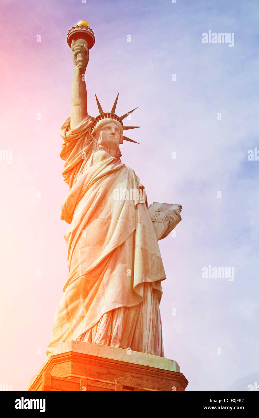 Statue of liberty in USA Stock Photo
