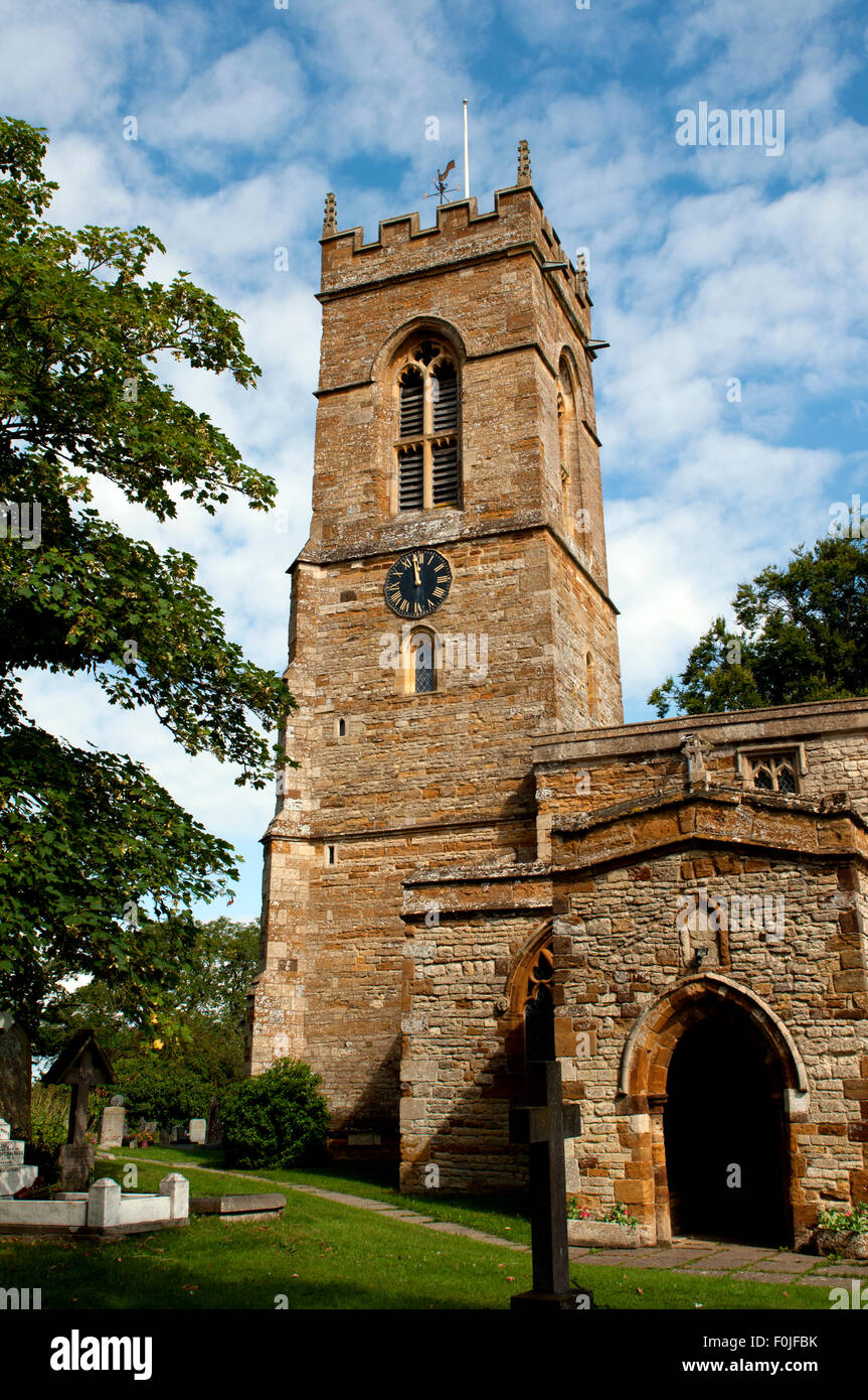 St. Peter`s Church, Cogenhoe, Northamptonshire, England, UK Stock Photo ...