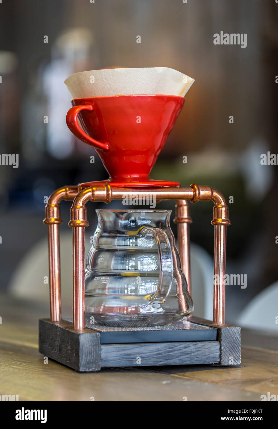 Filter coffee making Stock Photo Alamy