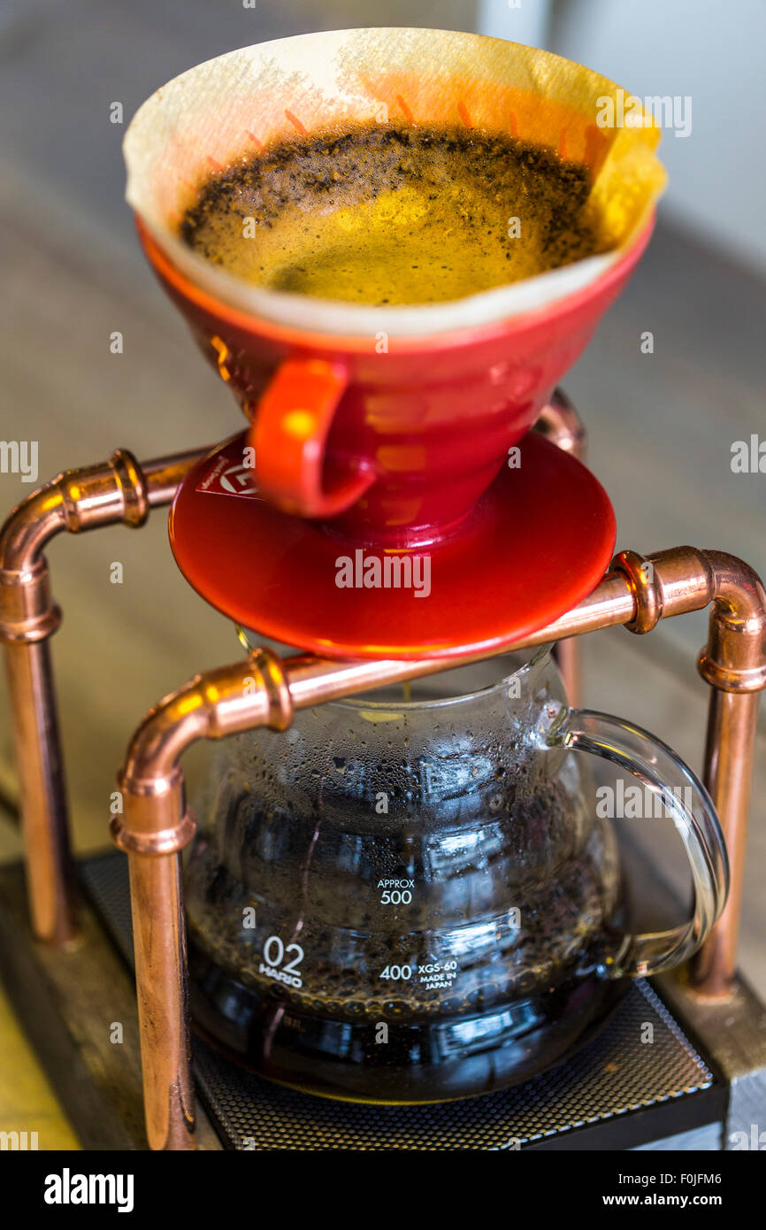 Filter coffee making Stock Photo Alamy